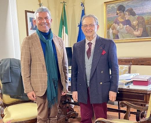 IL COMMISSARIO DELL’UDC ANTONIO VERGA INCONTRA IL PRESIDENTE DELLA PROVINCIA DI BENEVENTO NINO LOMBARDI.