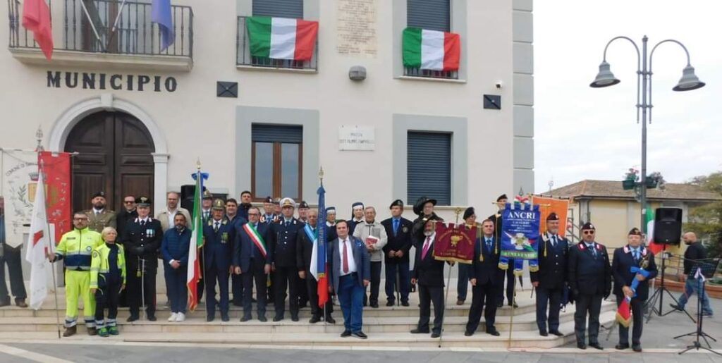 A SAN LEUCIO DEL SANNIO, EVENTO CELEBRATIVO PER UNITA’ NAZIONALE E FORZE ARMATE CON I VERTICI DELLE ASSOCIAZIONI CARABINIERI