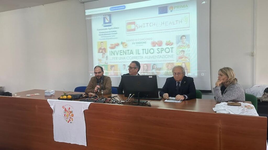 SWITCHTOHEALTHY A MADDALONI PER PROMUOVERE LA DIETA MEDITERRANEA E I PRODOTTI DEL TERRITORIO